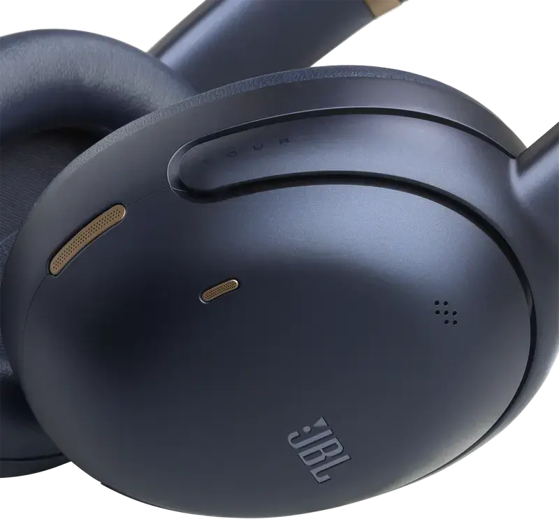 Casca JBL Tour One M3 Smart TX Wireless Over-Ear, Anulare Zgomot True Adaptive 2.0, Sunet Spatial 360, LDAC, Baterie 70h, Culoare: Albastru, cu Transmițător Smart Tx