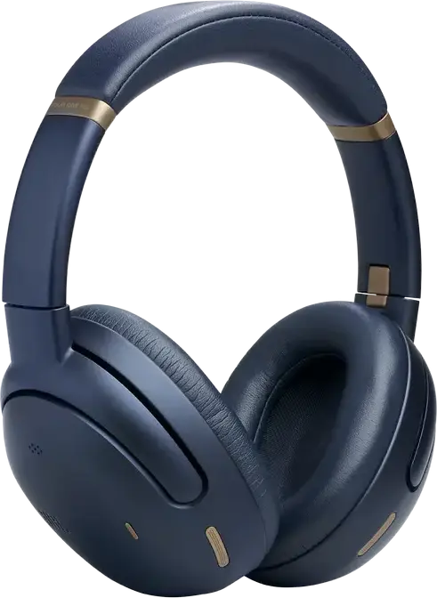 Casca JBL Tour One M3 Smart TX Wireless Over-Ear, Anulare Zgomot True Adaptive 2.0, Sunet Spatial 360, LDAC, Baterie 70h, Culoare: Albastru, cu Transmițător Smart Tx