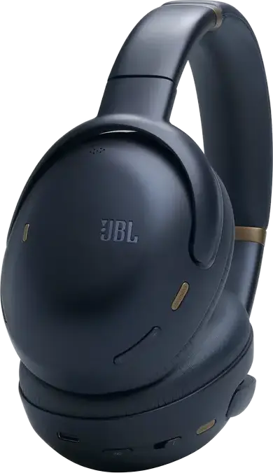 Casca JBL Tour One M3 Smart TX Wireless Over-Ear, Anulare Zgomot True Adaptive 2.0, Sunet Spatial 360, LDAC, Baterie 70h, Culoare: Albastru, cu Transmițător Smart Tx