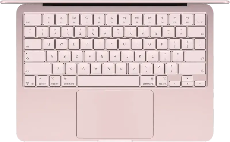 Ноутбук Apple MacBook Neo 13 Retina, цвет Blush, процессор Apple A18 Pro 6-ядерный, GPU 5-ядерный, 8ГБ RAM, 512ГБ SSD, macOS Tahoe, Magic Keyboard, ультрапортативный