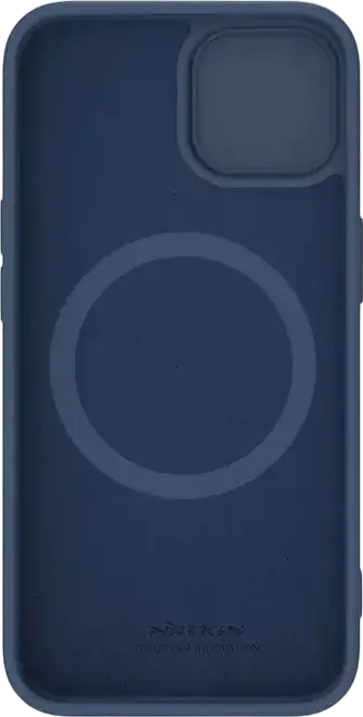 Husă Nillkin iPhone 15 Plus, CamShield Silky Silicone, Albastru Marin