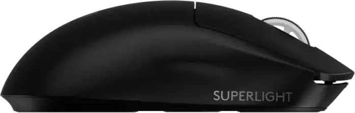 Logitech G PRO X Superlight 2 Wireless Gaming Mouse, Wireless Connection, HERO 2 Sensor 32K DPI, LIGHTSPEED 4000Hz, LIGHTFORCE Hybrid Switches, PTFE Feet, Black, 60g