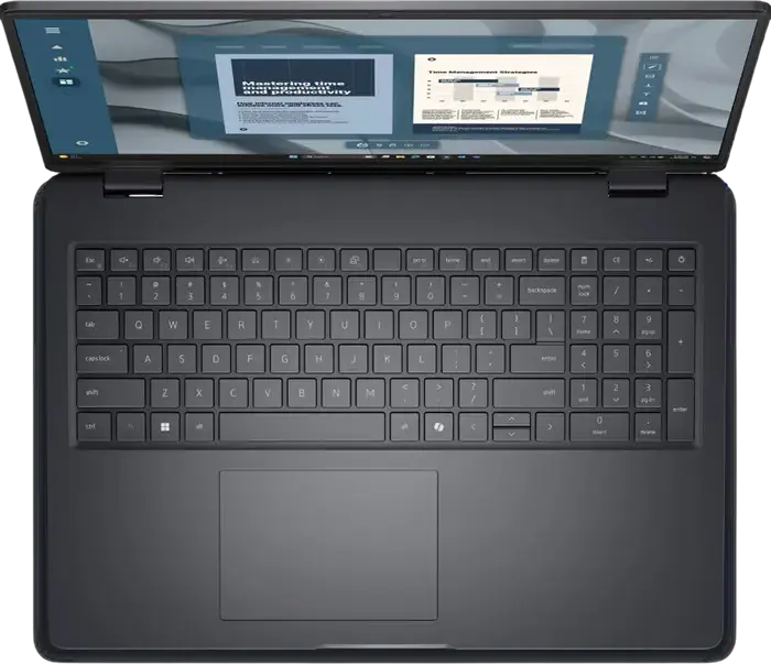 Laptop Dell Pro 16 PC16255 16" WUXGA IPS AMD Ryzen 5 16GB DDR5 512GB SSD Windows 11 Pro Radeon 740M Aluminiu Magnetite Black Amprentă Cameră IR