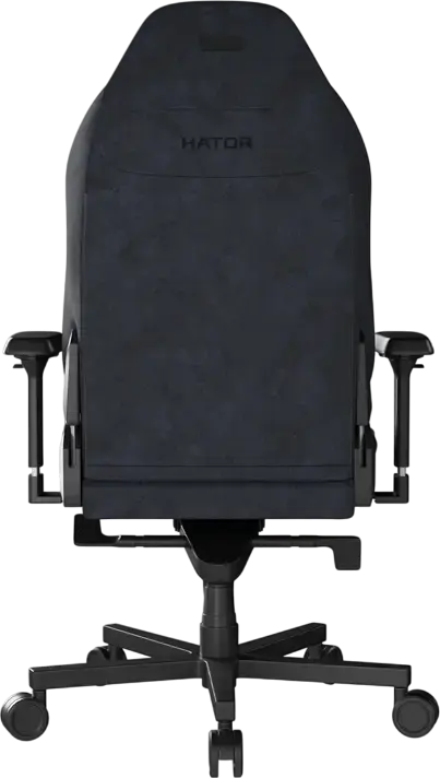 HATOR Arc 3 L Gaming Chair, Velour Upholstery, 4D Adjustable Armrests, Class 4 Gas Lift, Aluminum Base, 170° Recline, Max Load 150kg, Black