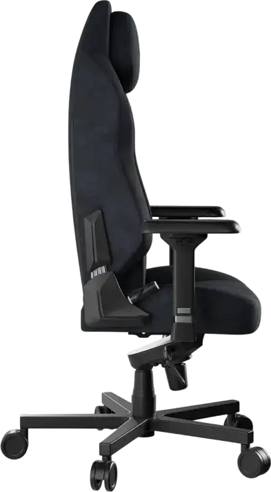 HATOR Arc 3 L Gaming Chair, Velour Upholstery, 4D Adjustable Armrests, Class 4 Gas Lift, Aluminum Base, 170° Recline, Max Load 150kg, Black