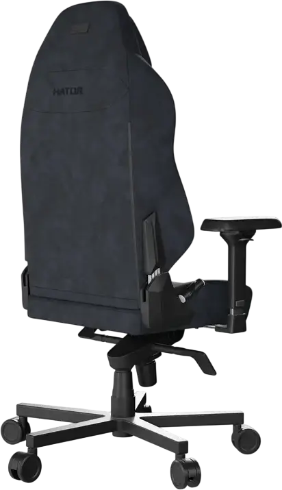 HATOR Arc 3 L Gaming Chair, Velour Upholstery, 4D Adjustable Armrests, Class 4 Gas Lift, Aluminum Base, 170° Recline, Max Load 150kg, Black