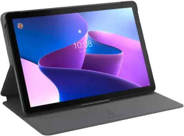 Lenovo Tab M10 3rd Gen Folio Case, Protective Polycarbonate Cover for 10.1 inch Tablet, Stand Mode with Magnetic Closure and Screen Protector Film