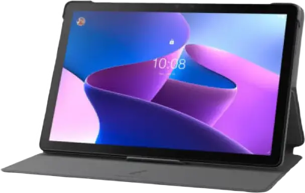 Lenovo Tab M10 3rd Gen Folio Case, Protective Polycarbonate Cover for 10.1 inch Tablet, Stand Mode with Magnetic Closure and Screen Protector Film