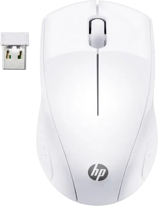 Mouse Wireless HP 220, Snow White