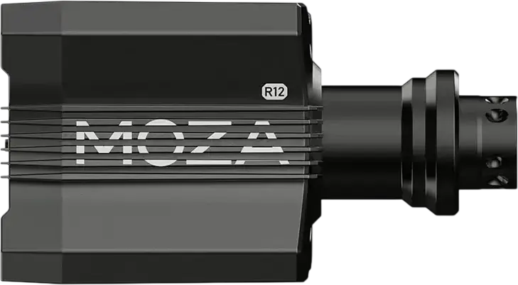 MOZA R12 V2 Direct Drive Wheelbase for PC, 12 Nm Peak Torque, NexGen 4.0 FFB, Aviation-grade Aluminum Alloy, 21-bit Encoder, Windows Support