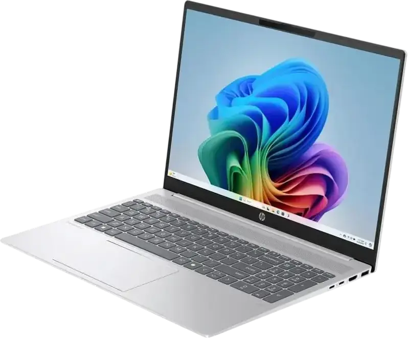 HP OmniBook 5 16" Laptop - AMD Ryzen 5 8540U, 16GB DDR5 RAM, 512GB SSD, 16" WUXGA IPS Anti-Glare Display, Radeon Graphics, Backlit Keyboard, FreeDOS, Glacier Silver