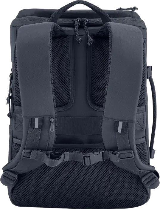 HP Travel 25 Laptop Backpack for 15.6 inch Laptops, 25L Capacity, Water Resistant Polyester, Iron Grey, with Tablet and Phone Pockets, Unisex
