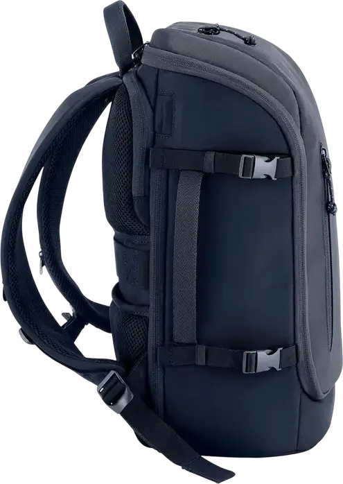 HP Travel 25 Laptop Backpack for 15.6 inch Laptops, 25L Capacity, Water Resistant Polyester, Iron Grey, with Tablet and Phone Pockets, Unisex