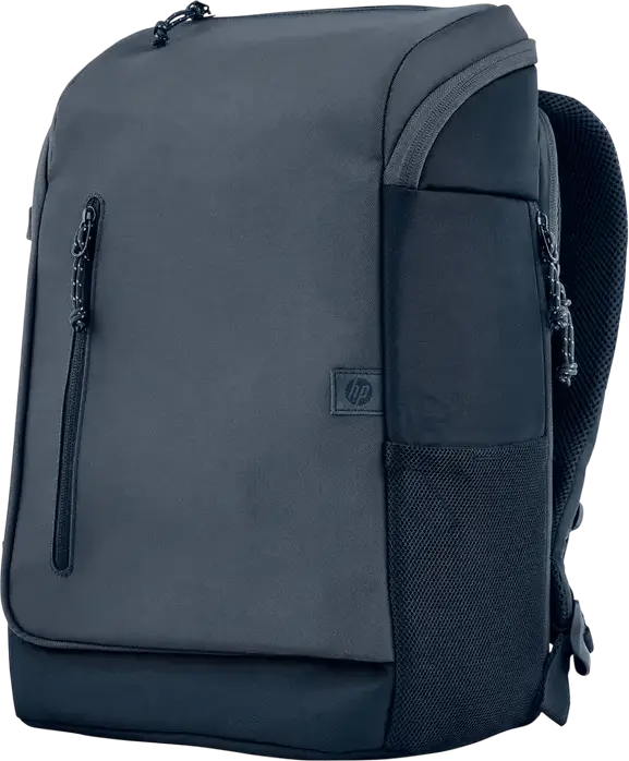HP Travel 25 Laptop Backpack for 15.6 inch Laptops, 25L Capacity, Water Resistant Polyester, Iron Grey, with Tablet and Phone Pockets, Unisex