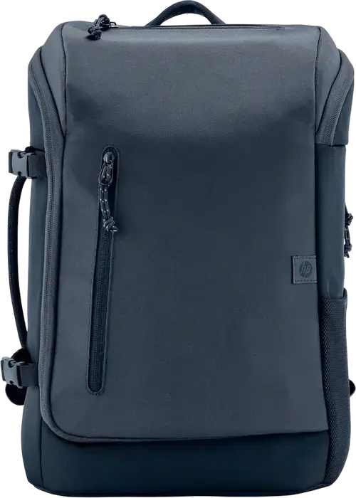 HP Travel 25 Laptop Backpack for 15.6 inch Laptops, 25L Capacity, Water Resistant Polyester, Iron Grey, with Tablet and Phone Pockets, Unisex