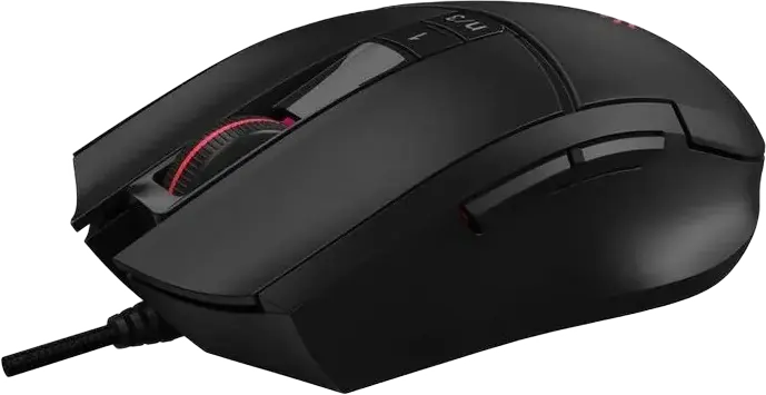 Bloody L65 Max Wired Gaming Mouse, Stone Black, MAX BC3332-A 12K Sensor, 12,000 CPI, 8000 fps, 512 KB Onboard Memory, RGB Backlit, Honeycomb Design, Teflon Feet, USB Interface