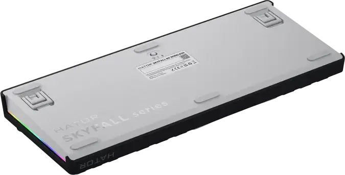 Tastatură Mecanică HATOR Skyfall 80 MAG ULTIMA 8K Wireless 2.4 GHz Bluetooth 5.3 USB-C TKL, Switch-uri Magnetice Aurum Ice Linear, Rapid Trigger, Rata Polling 8000Hz, Taste PBT, Ecran TFT