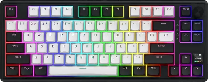 Tastatură HATOR Skyfall 80 MAG ULTIMA 8K, Cu fir / Fără fir, Negru | Alb