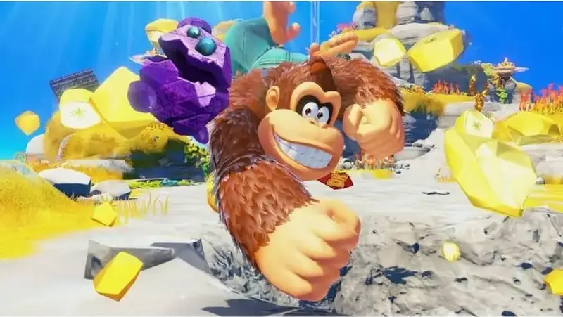 Donkey Kong Bananza pentru Nintendo Switch 2 - Joc de Acțiune și Aventură 3D Platformer, Co-op 2 Jucători, Ieșire HDR, Format Cartuș, PEGI 7