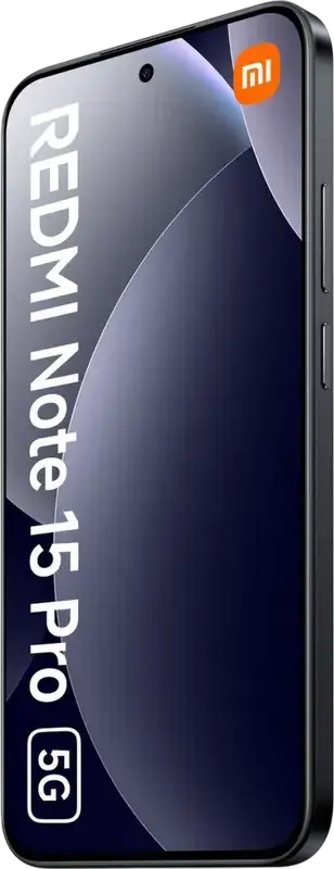 Смартфон Xiaomi Redmi Note 15 Pro 5G, 8ГБ ОЗУ, 256ГБ Память, AMOLED экран 6.83" 120Гц, MediaTek Dimensity 7400 Ultra, Камера 200МП OIS, Аккумулятор 6580мАч, IP68/IP69K, Android 15, Черный