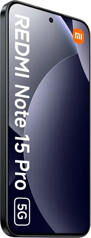 Смартфон Xiaomi Redmi Note 15 Pro 5G, 8ГБ ОЗУ, 256ГБ Память, AMOLED экран 6.83" 120Гц, MediaTek Dimensity 7400 Ultra, Камера 200МП OIS, Аккумулятор 6580мАч, IP68/IP69K, Android 15, Черный