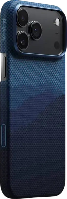 Pitaka Ultra-Slim Case for Apple iPhone 17 Pro (Over the Horizon Blue), Aramid Fiber Protective Cover, Precision Fit Textured Slim Profile Phone Case