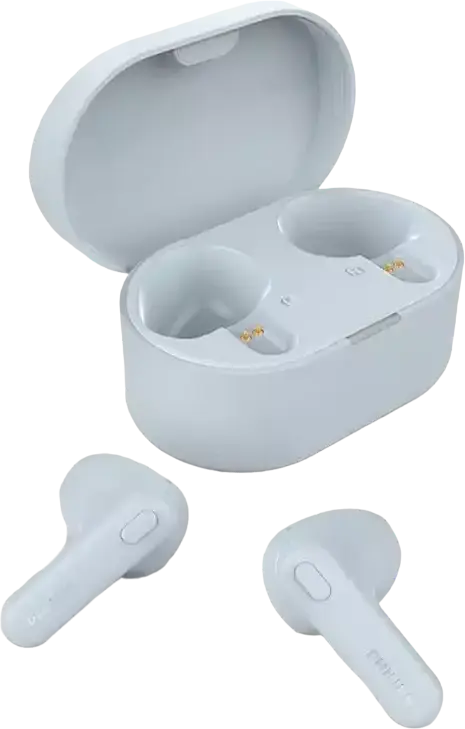 Casca Philips TAT1138 True Wireless TWS, Drivere 13mm, Microfon AI pentru Apeluri Clare, Rezistenta la Apa IPX4, Autonomie Totala 15h, Culoare: Albastru
