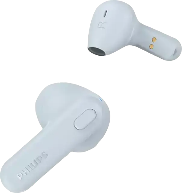 Casca Philips TAT1138 True Wireless TWS, Drivere 13mm, Microfon AI pentru Apeluri Clare, Rezistenta la Apa IPX4, Autonomie Totala 15h, Culoare: Albastru