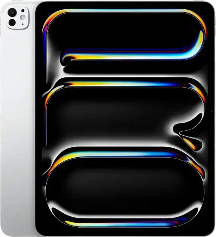 Apple iPad Pro 13-inch (2025) Tablet with M5 Chip, 10-Core CPU, 12GB RAM, OLED Display, Wi-Fi + 5G, Silver, Thunderbolt 3, iPadOS
