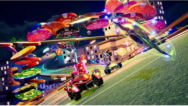 SEGA Sonic Racing: CrossWorlds for Nintendo Switch 2, Physical Cartridge, Bonus Werehog Pack, 23 Characters, 45 Vehicles, Local & Online Multiplayer