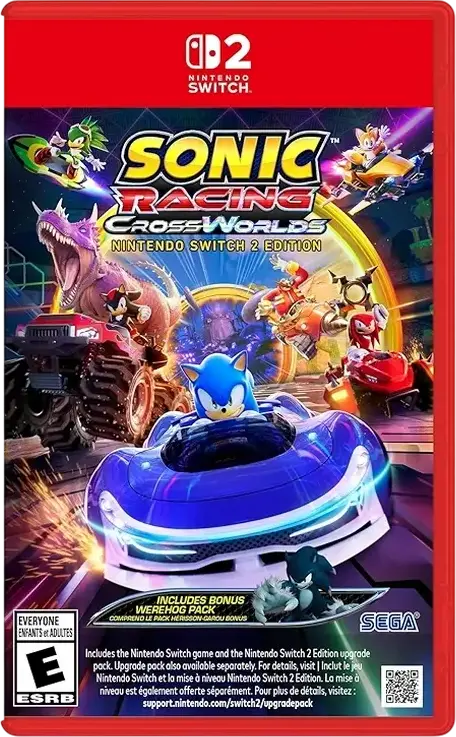 SEGA Sonic Racing: CrossWorlds, Curse și zbor, Nintendo Switch 2, Cartridge