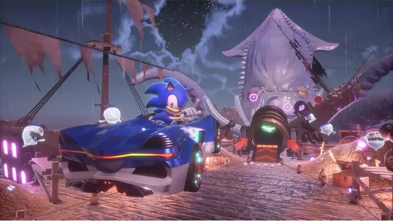 SEGA Sonic Racing: CrossWorlds for Nintendo Switch 2, Physical Cartridge, Bonus Werehog Pack, 23 Characters, 45 Vehicles, Local & Online Multiplayer