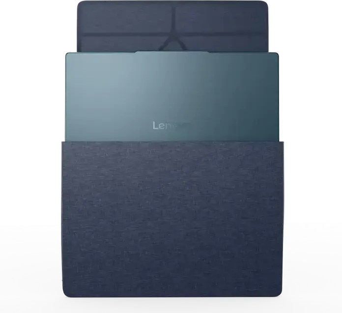 Husa Lenovo Yoga Tote Sleeve GX41U39293 pentru Laptop 16 inch, Poliester Reciclat Rezistent la Apa cu 2 Compartimente, Maner Integrat si Capacitate 16 Inch