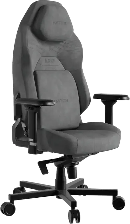 Scaun Gaming HATOR Arc 3 S, Velur, Gri