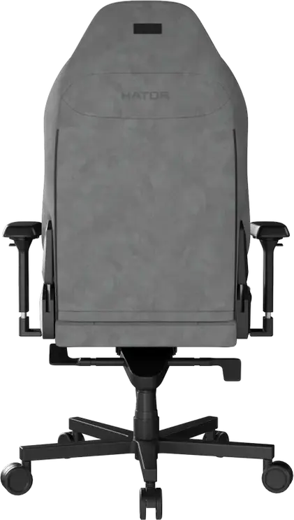 Scaun Gaming HATOR Arc 3 S, Material Velur, Cotieră 4D Reglabilă, Piston Clasa 4, Bază Aluminiu, Înclinare Spătar 170 Grade, Gri, HTC3446S