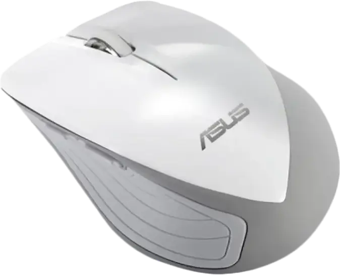 ASUS WT465 Wireless Optical Mouse, White, USB Interface, 2.4GHz RF Connectivity, 1600dpi Resolution, Compatible with Windows 11/10 and Chrome OS