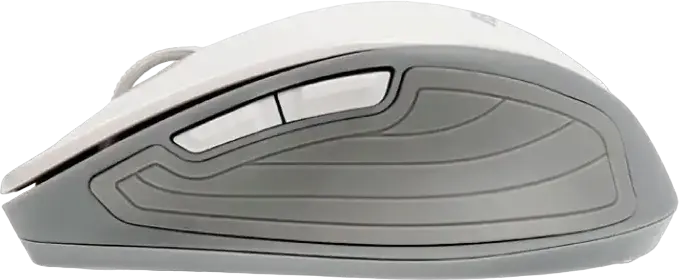 ASUS WT465 Wireless Optical Mouse, White, USB Interface, 2.4GHz RF Connectivity, 1600dpi Resolution, Compatible with Windows 11/10 and Chrome OS