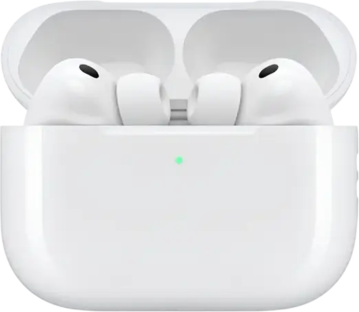 Casca Wireless Apple AirPods Pro 3 Intraaurale cu Chip H2, Anulare Activă a Zgomotului, Audio Adaptiv, Aparat Auditiv, Senzor Ritm Cardiac, Case MagSafe USB-C, Culoare: Alb