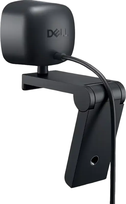 Dell WB3023 2K QHD Webcam, 2560 x 1440 Resolution, Sony Sensor, Autofocus, 78° FOV, HDR, Integrated Privacy Shutter, USB-A, Color: Black