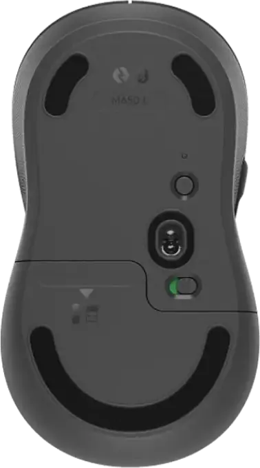 Logitech Signature M650 L Wireless Mouse, Black, Large Size for Large Hands, 4000 DPI, SilentTouch, SmartWheel, Bluetooth & USB, Windows macOS ChromeOS