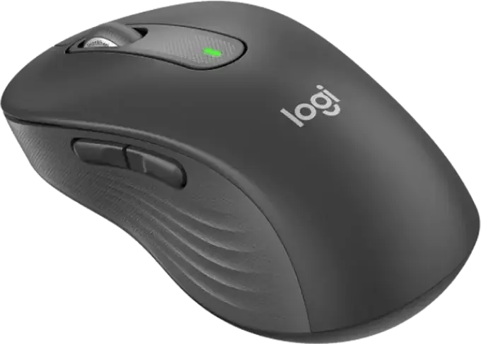 Logitech Signature M650 L Wireless Mouse, Black, Large Size for Large Hands, 4000 DPI, SilentTouch, SmartWheel, Bluetooth & USB, Windows macOS ChromeOS