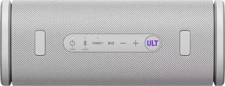 Sony ULT Field 5 Portable Bluetooth Speaker, Off-White, ULT POWER SOUND, Waterproof Dustproof Rustproof, 2-Way System with Passive Radiator, 360 Party Light, Shoulder Strap