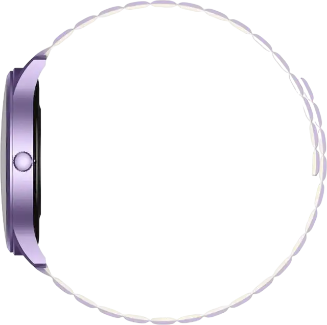 Kieslect Lora Women's Smartwatch, Violet, 3D Semi-AMOLED Round Display, Aluminum Alloy Case, Bluetooth Calling, IP68 Waterproof, Heart Rate, 70+ Sports Modes