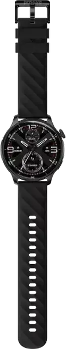 Proove Terra Smartwatch, 1.43" AMOLED Display, GPS, Heart Rate & SpO2 Sensors, 3 ATM Water Resistant, Bluetooth 5.2, Silicone Strap, Color: Black