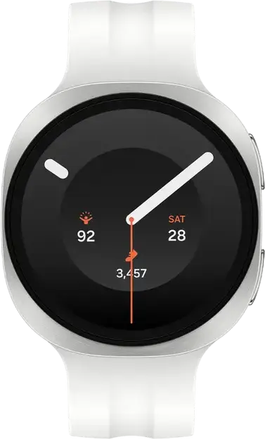 Smartwatch Samsung Galaxy Watch 9 SM-L340 40mm, Snapdragon SW6100 Wear Elite, 2GB RAM, 32GB, Super AMOLED Cristal Safir, IP68, ECG, Presiune Arterială, Bej