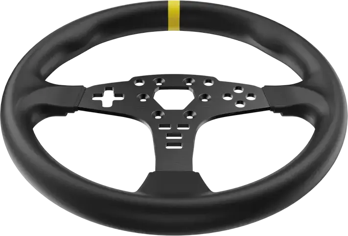 MOZA Wheel Mod for ES Steering Wheel Rim Modification, Compatibility: MOZA ES, Black, Windows Compatible, RS046