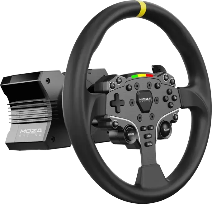 MOZA Wheel Mod for ES Steering Wheel Rim Modification, Compatibility: MOZA ES, Black, Windows Compatible, RS046