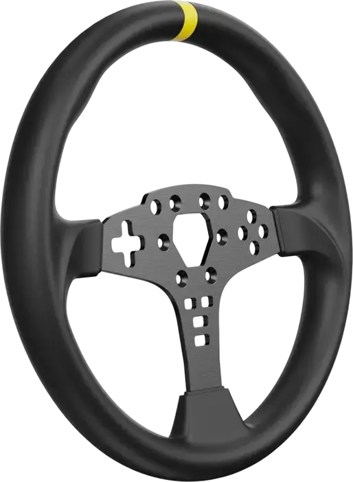 MOZA Wheel Mod for ES Steering Wheel Rim Modification, Compatibility: MOZA ES, Black, Windows Compatible, RS046