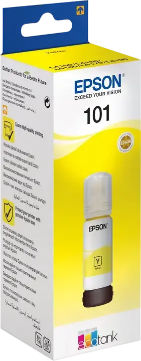 Recipient de cerneală Epson 101 EcoTank, 70ml, Galben