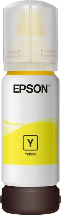 Чернила Epson 101 EcoTank C13T03V44A Желтые на водной основе для струйных принтеров L4150 L4160 L6160 L6170 L6190 L14150, объем 70мл, ресурс 6 000 страниц